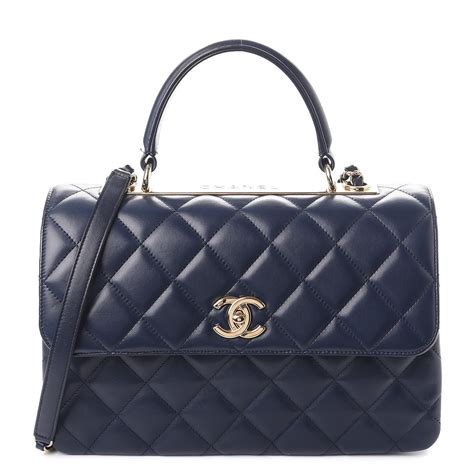 chanel bags blue color|Chanel bag navy blue.